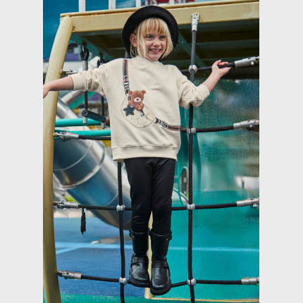 Komplet z legginsami i bluzą Bear dla dziewczynki 4727-56